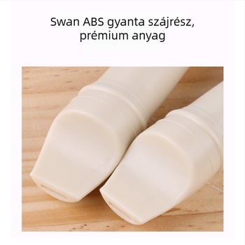 Swan rekorder, 6-héjú kezdő gyerekeknek, német stílusú magas tónusú gyakorló hangszer az osztály számára