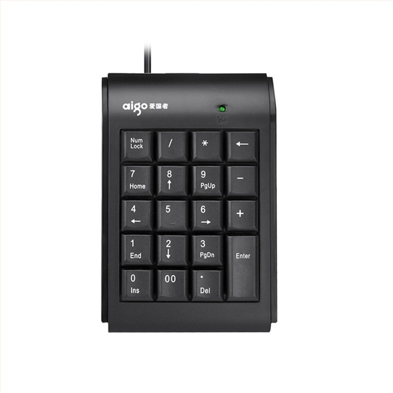 W909 vezetékes 23-gombos digitális numerikus billentyűzet, laptop és PC használatra, ABS anyag, 1,45 m kábel, háttérvilágítás nélküli