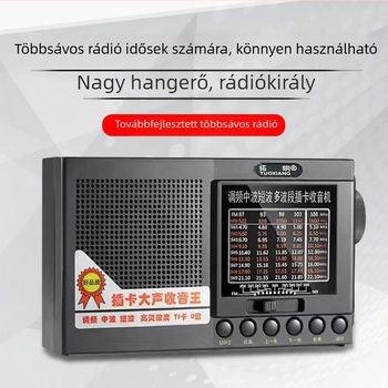 Bulking T-6625 idősek rádiója, hordozható, teljes sávú FM, akkumulátor, USB, MP3, beépített hangszóró
