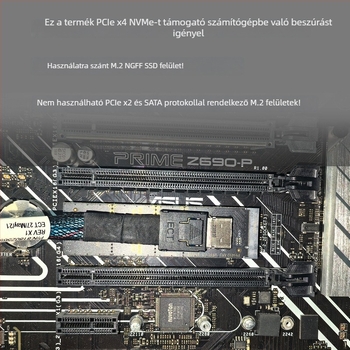 M.2 NGFF M-key NVMe PCIe Oculink adapterkártya (SFF-8611/8612), PH492-MU/PH492-MD