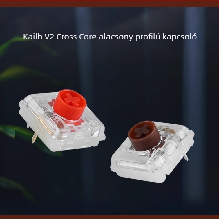 Kailh 1353 gömbfejű kapcsoló, RGB, hot-swappable