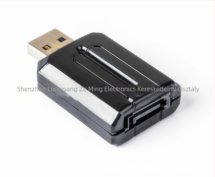 USB 3.0-tól eSATA adapter – USB 3.0 interfész, 3.0 adatátvitel, rézmag, egyfejű csatlakozó
