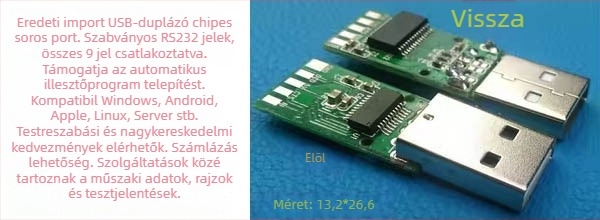 FTDI USB-RS232 adapterkártya, FTDI chip, USB-serial interfész, adatátvitel 115200, modell SN-200123