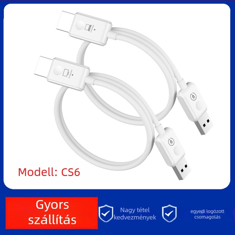 GS6 Vezeték nélküli HDTV Ekran Projektáló Eszköz - HDMI 1080p, Plug-and-Play P2P