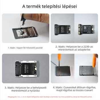 Adapterkártya – CFEB05, alumínium ötvözet, CFexpress 4.0 tok a kamera memóriakártyájához
