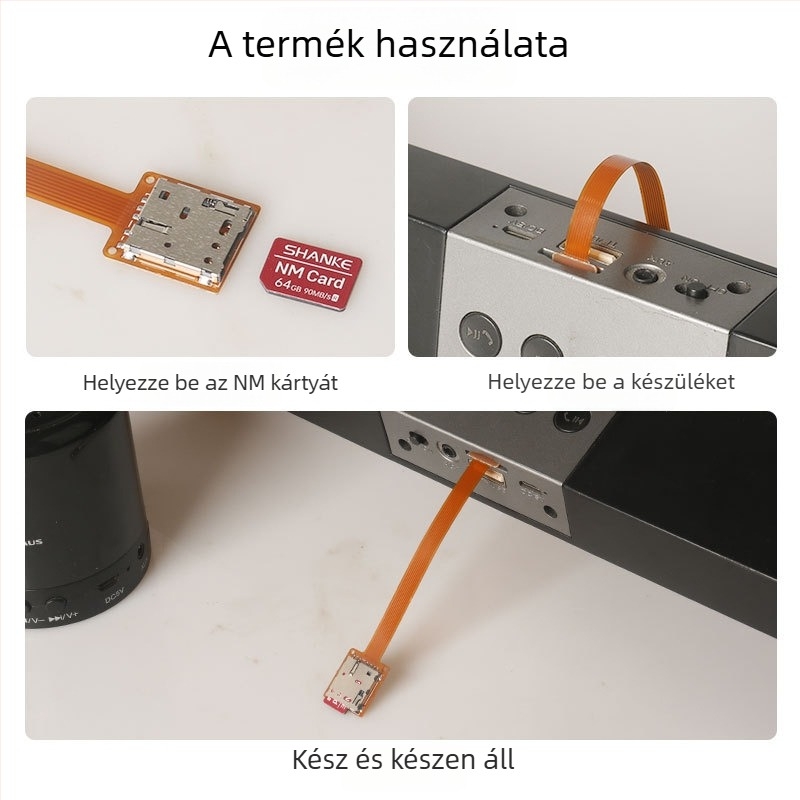 TF memóriakártya külső bővítő adapterkábellel – Micro SD, interfész: Egyéb