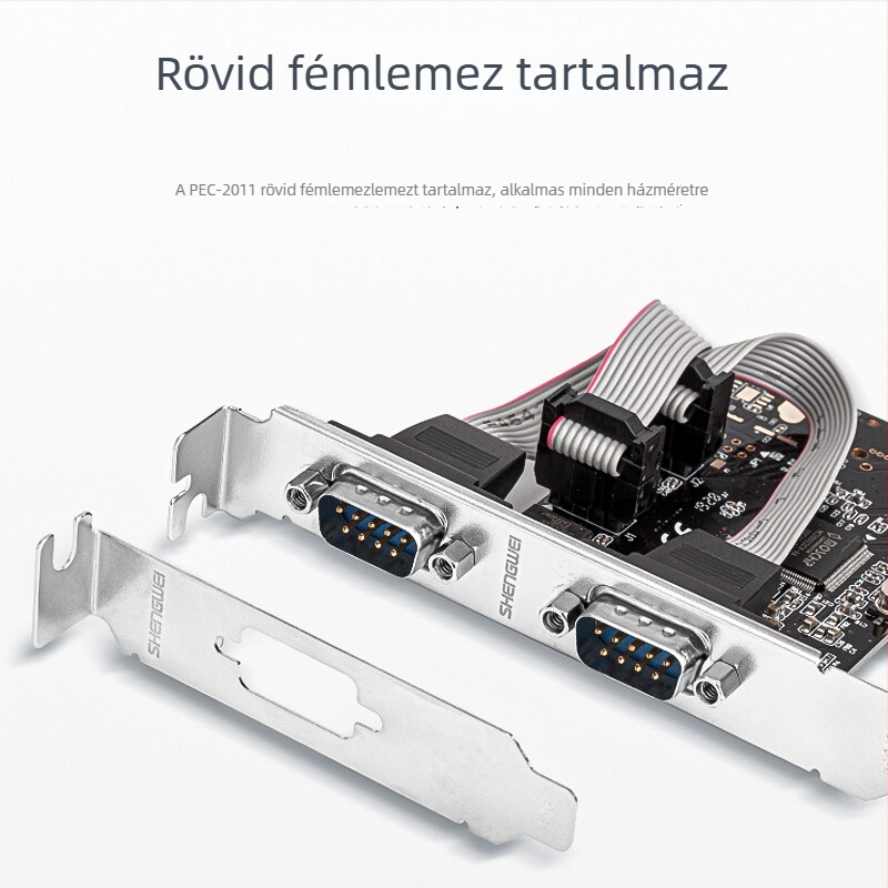 Win as Pec-2011 PCIe–RS232 többcsatornás bővítő kártya