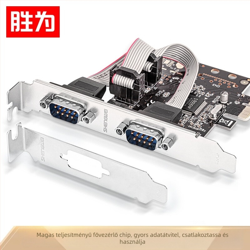Win as Pec-2011 PCIe–RS232 többcsatornás bővítő kártya