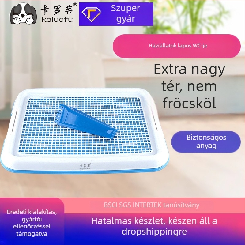 Carrover Könnyen tisztítható műanyag kutyatoalette, kis méretű