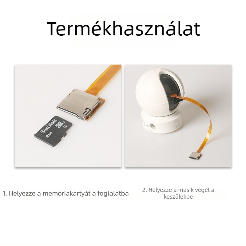 TF microSD bővítőkábel adapter külső memóriakártyatartóval megfigyeléshez és navigációs tesztekhez (modell 14/20)