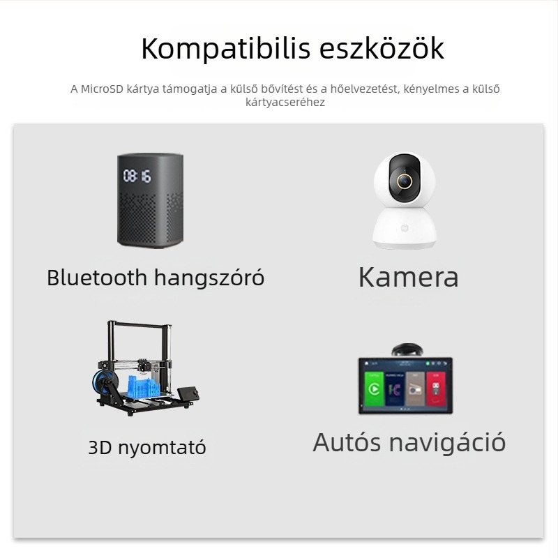 TF microSD bővítőkábel adapter külső memóriakártyatartóval megfigyeléshez és navigációs tesztekhez (modell 14/20)