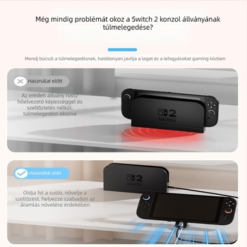 Nintendo Switch 2 adapter kábel, Type-C átalakítás, 2 m hossz, rézmag, egyetlen csatlakozó