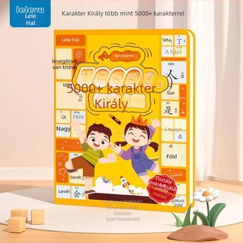 Leleyu Olvasó Toll – Újratölthető, zenés és hangos olvasó, memória nélküli, 4–6 éveseknek