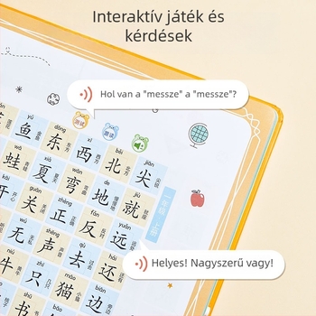 Leleyu Olvasó Toll – Újratölthető, zenés és hangos olvasó, memória nélküli, 4–6 éveseknek