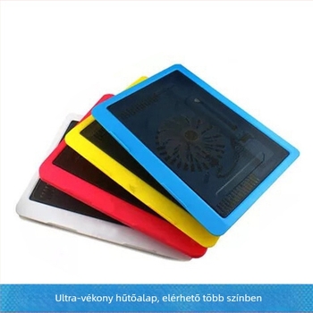 Notebook hűtőalap N19 egy ventilátorral, műanyag ház