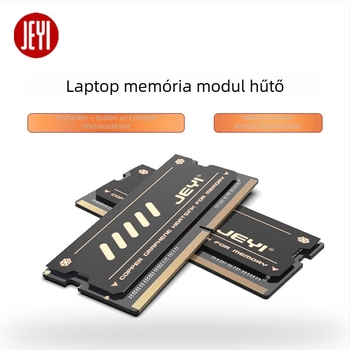 Notebook memória hűtő, réz + grafén, DDR4/DDR5 kompatibilis, memória modulokhoz, 50 g