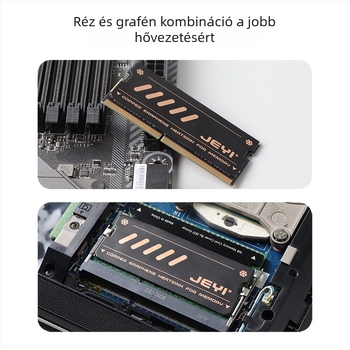 Notebook memória hűtő, réz + grafén, DDR4/DDR5 kompatibilis, memória modulokhoz, 50 g