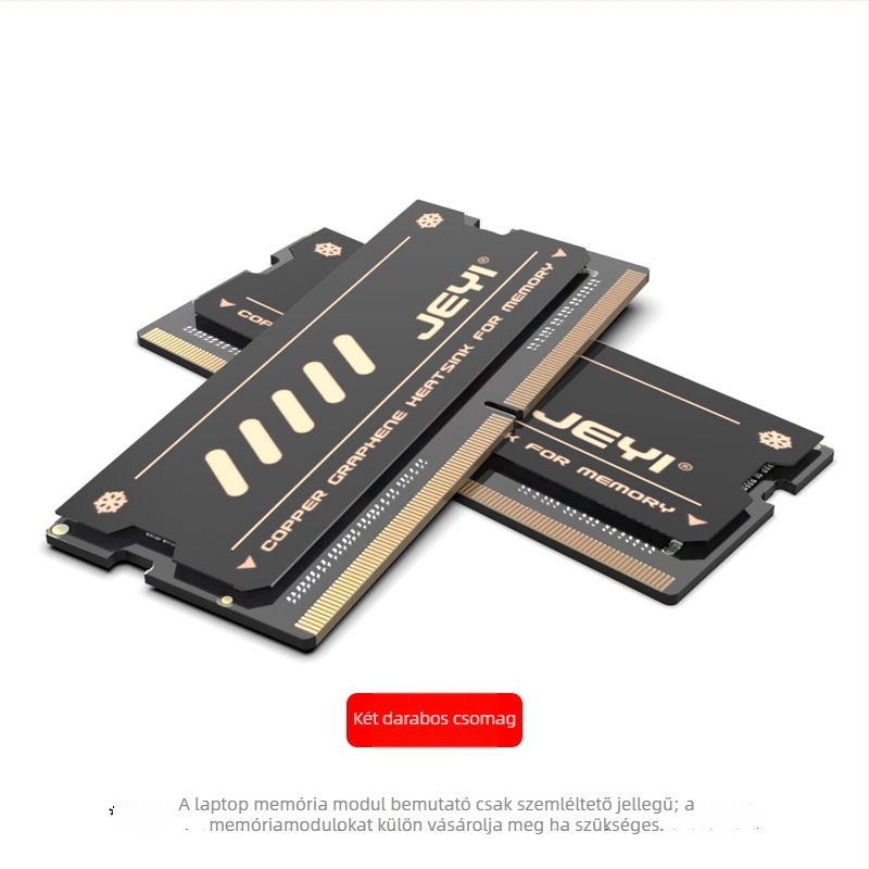 Notebook memória hűtő, réz + grafén, DDR4/DDR5 kompatibilis, memória modulokhoz, 50 g
