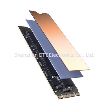 M.2 NVMe SSD réz hőcső-hűtő, két csővel, kiváló hővezetés