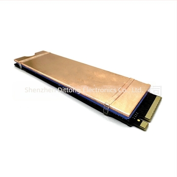 M.2 NVMe SSD réz hőcső-hűtő, két csővel, kiváló hővezetés