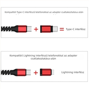 Type-C HDMI három az egyben mobilképernyő tükröző adapter, 1–3 osztó, HDMI interfész, 1080p, importált chip