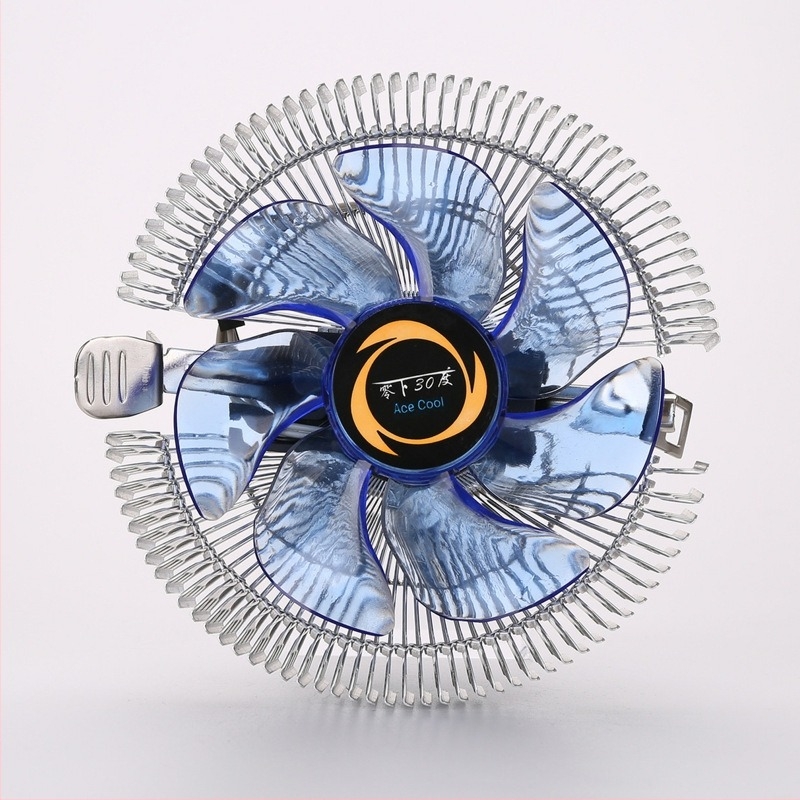 Blue Wave Bay CPU hűtő – kompatibilis a 1155/1150/775 foglalatokkal, alumínium, hidraulikus csapágy, 2200 RPM, zaj 250