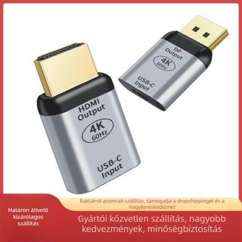 HDMI adapter rézmaggal, egyfejű, HDMI interfész, 2020-ban kiadva
