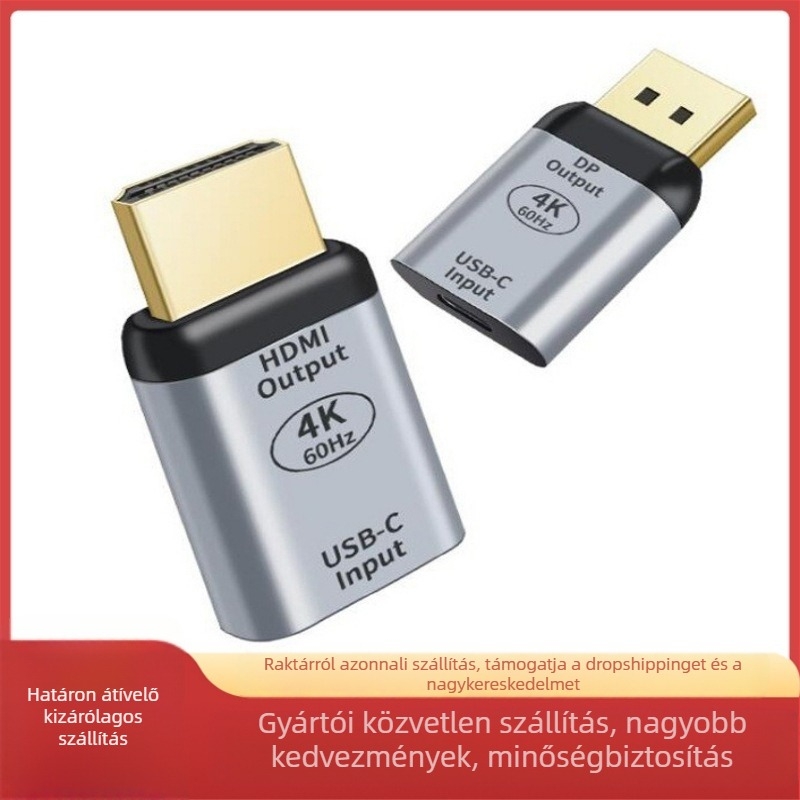 HDMI adapter rézmaggal, egyfejű, HDMI interfész, 2020-ban kiadva