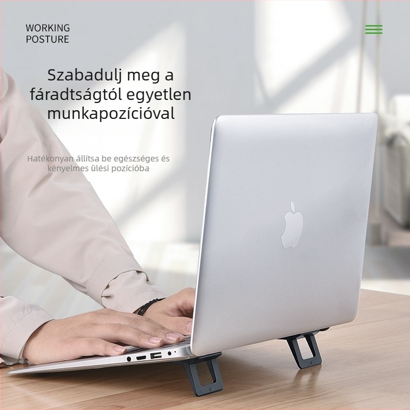 Laptop állvány – Modell 02919, Típus 6145937, műanyag, hordozható, multifunkcionális magasság-növelő alap