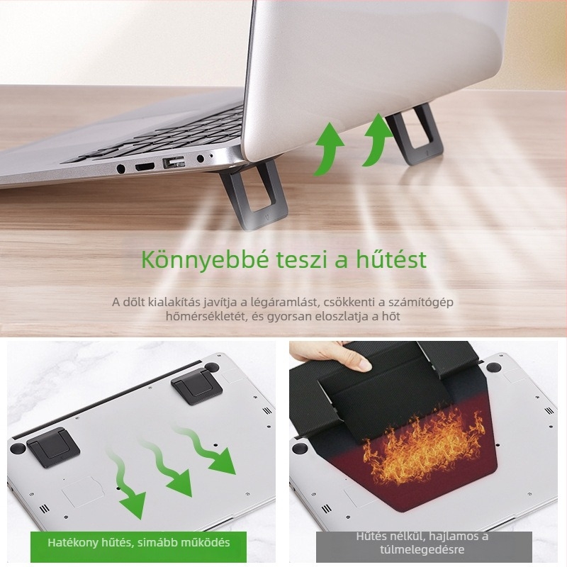 Laptop állvány – Modell 02919, Típus 6145937, műanyag, hordozható, multifunkcionális magasság-növelő alap