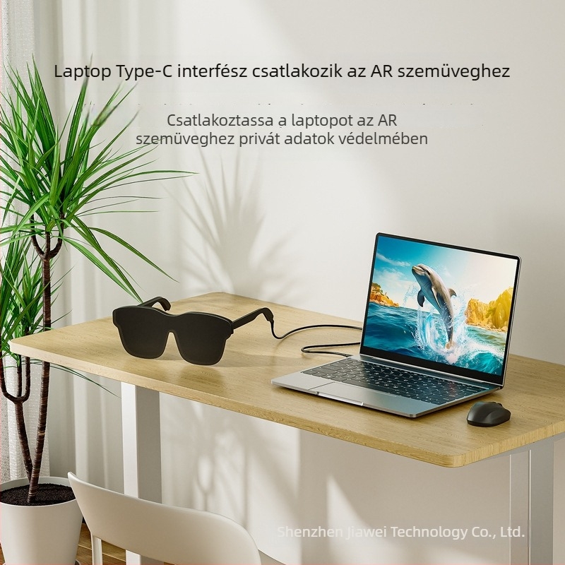 AR szemüveg adatkábel, Type-C adapterkábel, 10Gbps, ónbevonatú rézvezeték, importált chip