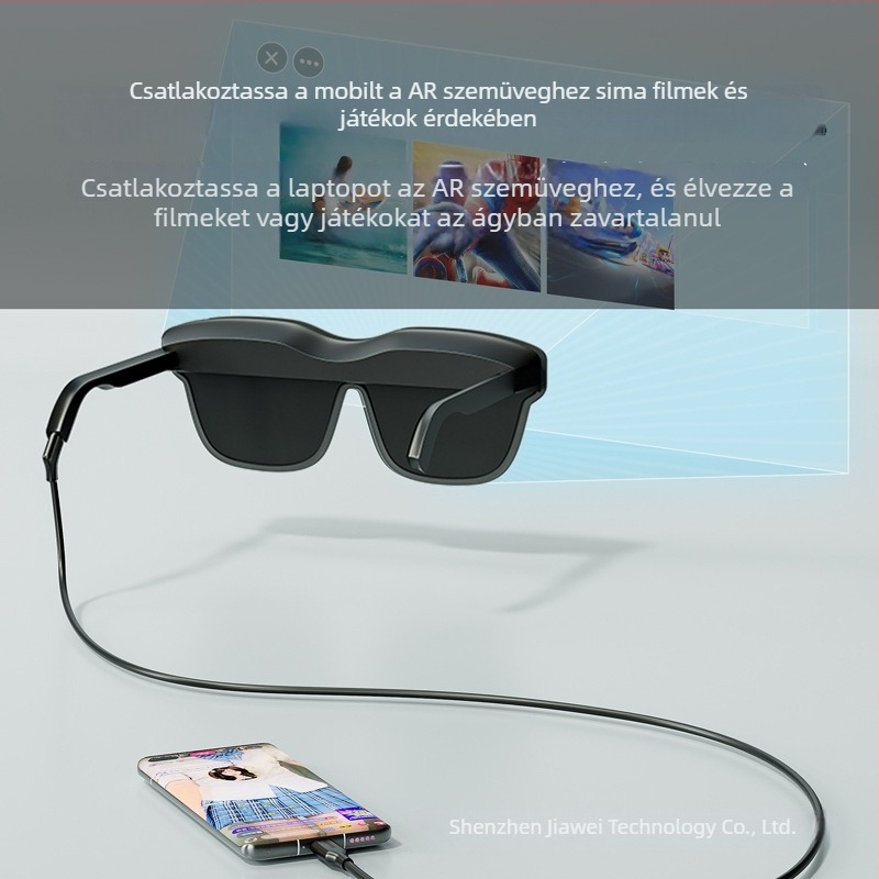 AR szemüveg adatkábel, Type-C adapterkábel, 10Gbps, ónbevonatú rézvezeték, importált chip