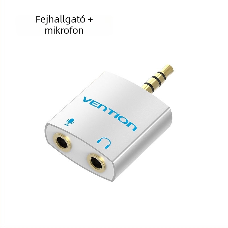 Fejhallgató osztó 1-2, audio kimenet, rézmag, modell BDA/BDB, adatátviteli sebesség 1000