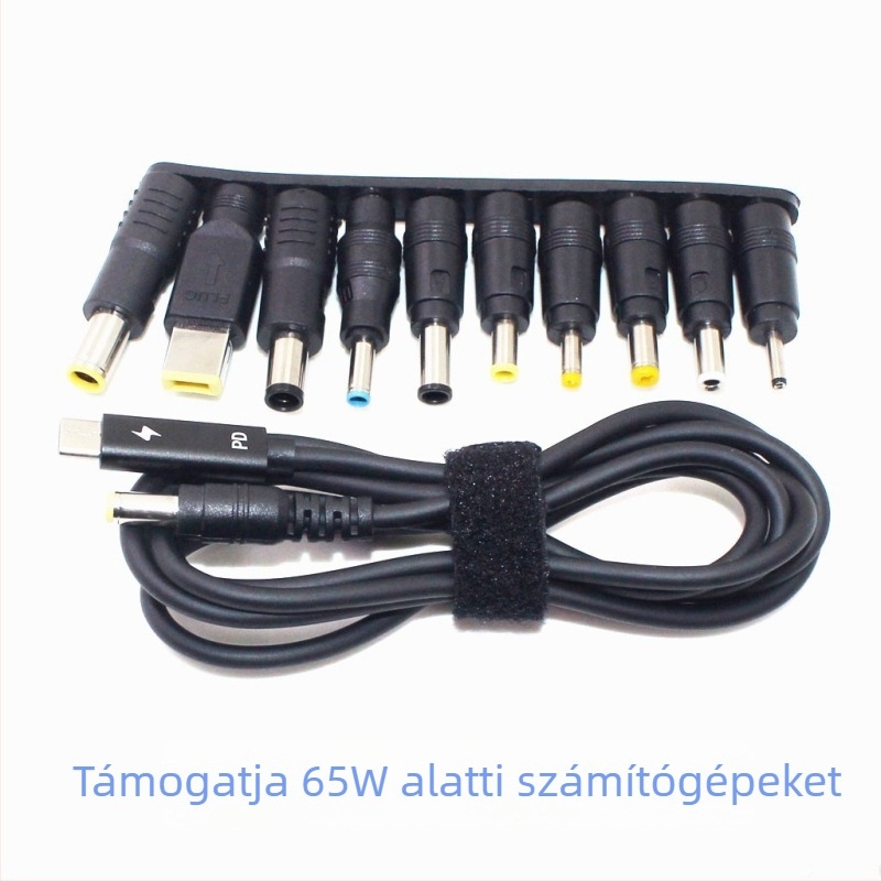 YXL PD100W Patch kábel DC adapterhez laptophoz, 1,8 m, rézbevonatú alumínium maggal, interfész:más, teljesítmény: 100W/65W