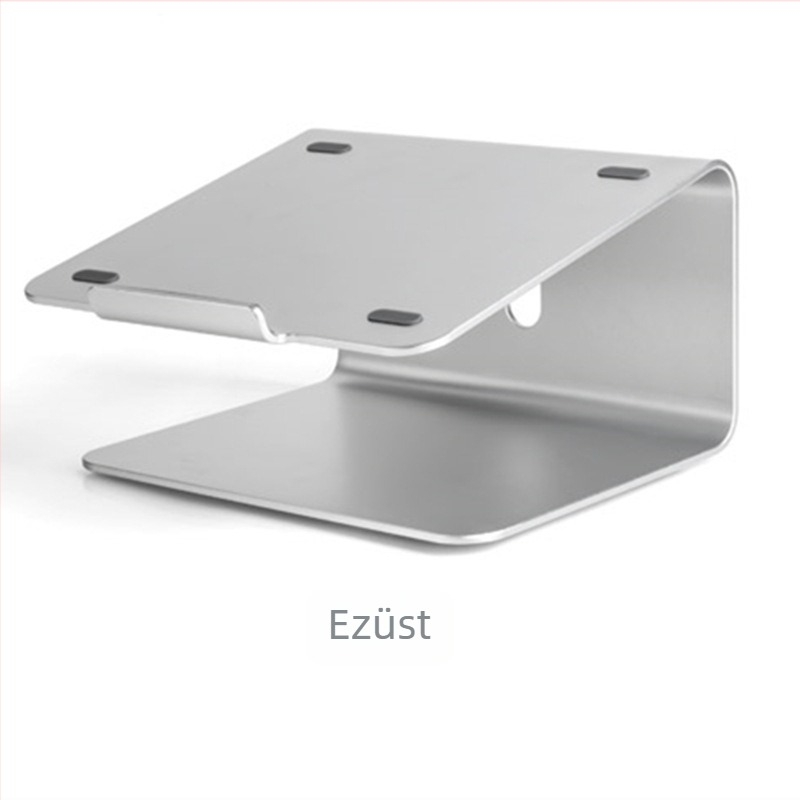 Alumíniumötvözetes notebook-tartó UP/EPP AP-2, 360°-os forgású, hűtőalappal, MacBook-kompatibilis