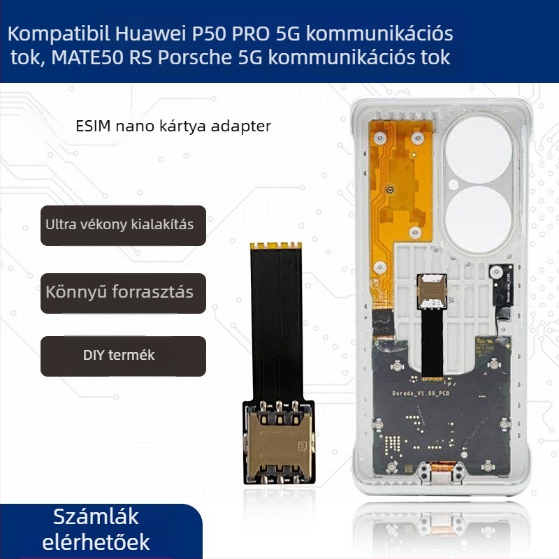 Huawei P50 Pro 5G eSIM-ről Nano SIM adapterkábel