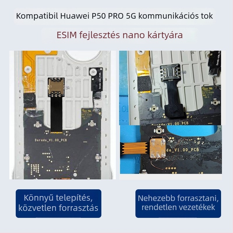 Huawei P50 Pro 5G eSIM-ről Nano SIM adapterkábel