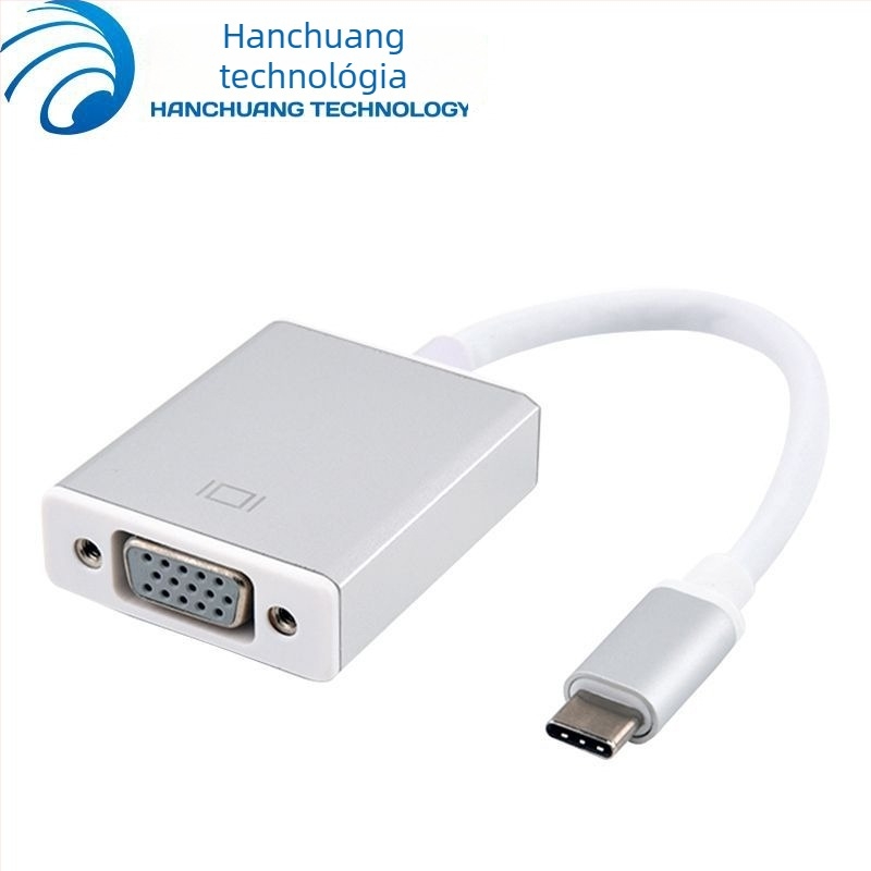 HC-TC02 Type-C VGA adapterkábel, rézmagos