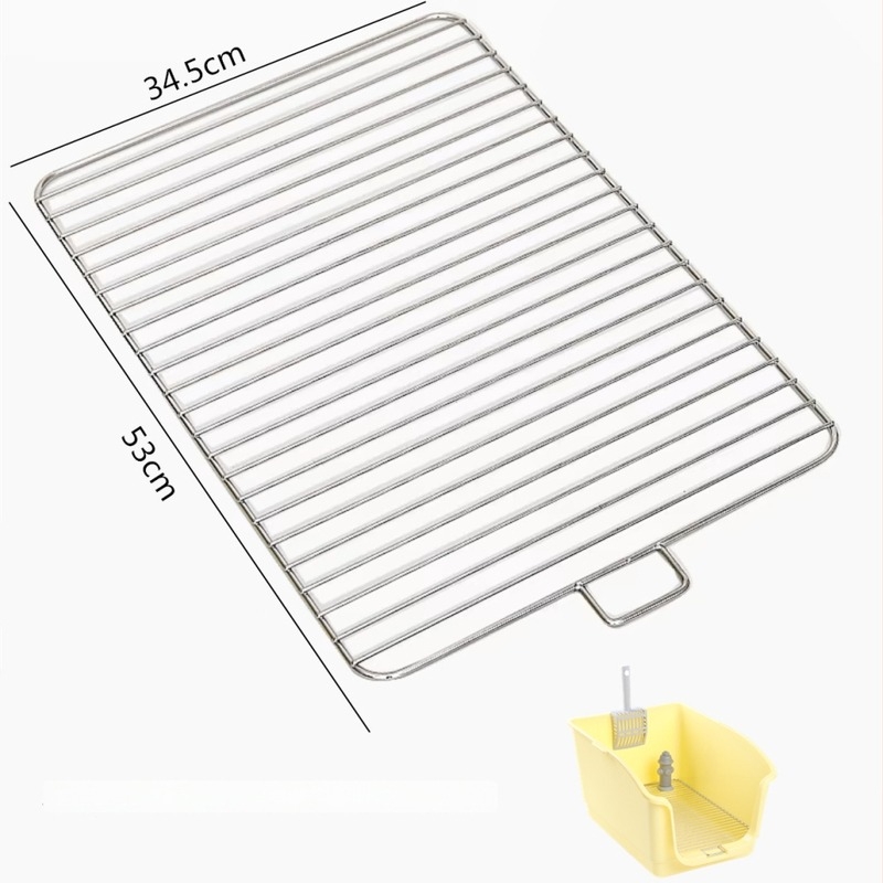 Kutyatoalett rozsdamentes acél hálós kerettel – anti-lépés és anti-ürítés funkcióval, háziállat-kiegészítő, több stílus