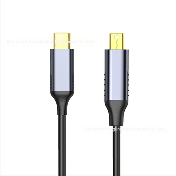 USB-C-tól Mini DisplayPort Patch Kábel, CPY2119C chip, DP interfész, 10000 Mbps, ónnal bevont rézmag