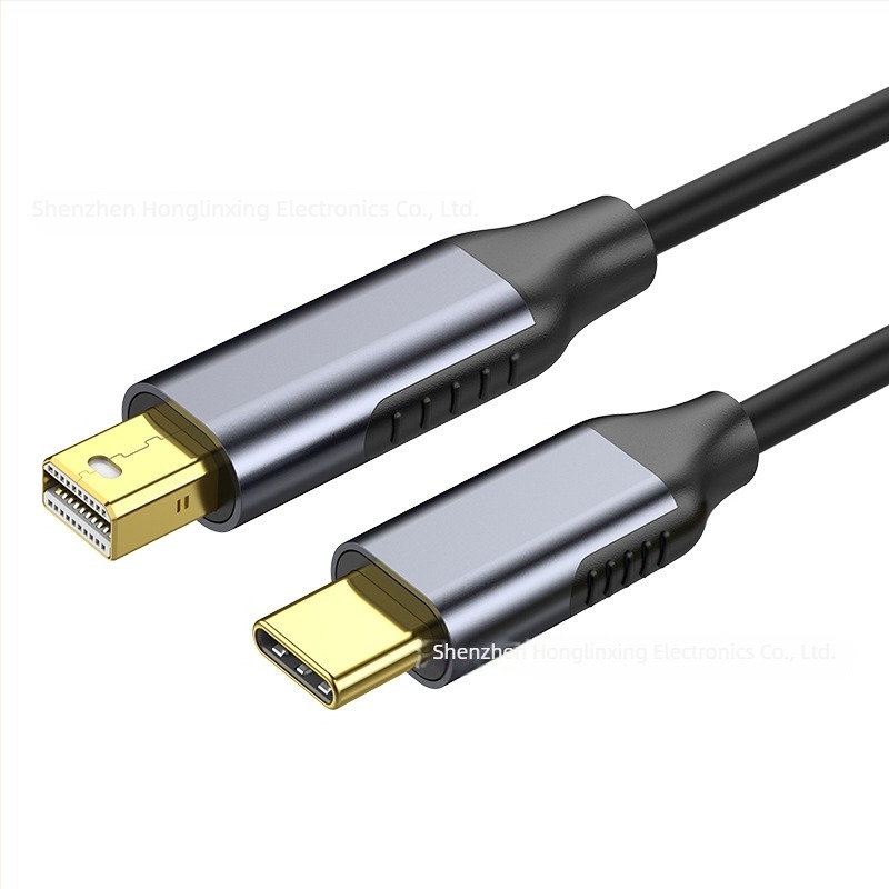 USB-C-tól Mini DisplayPort Patch Kábel, CPY2119C chip, DP interfész, 10000 Mbps, ónnal bevont rézmag