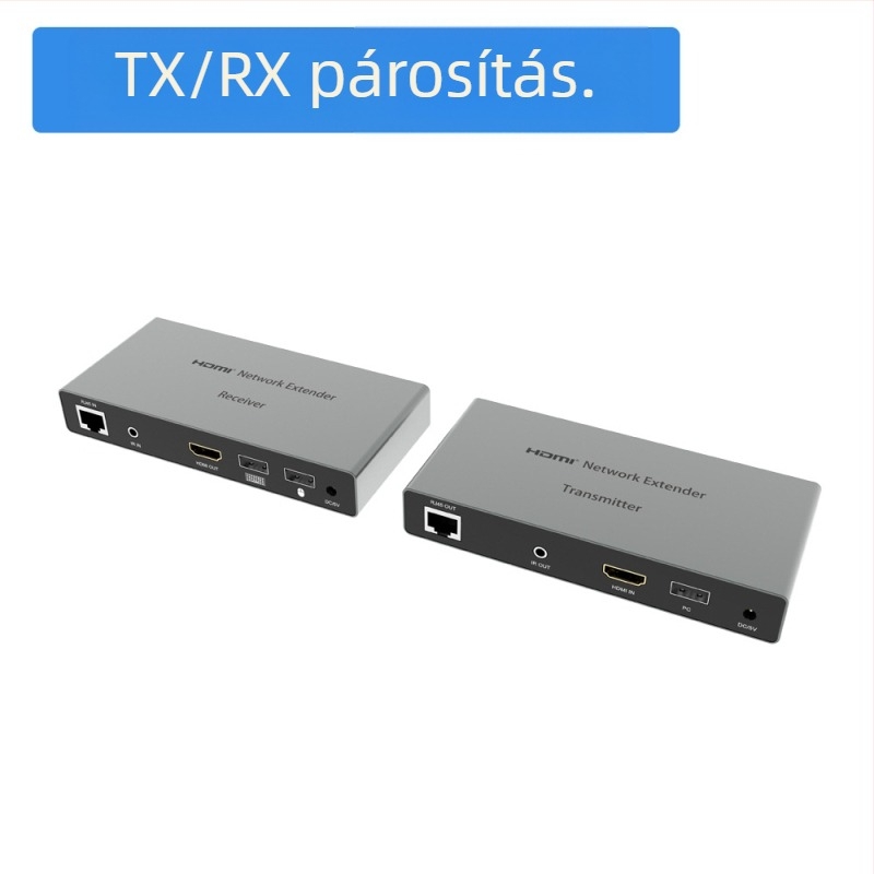 KVM HDMI kiterjesztő HY-DQ200, 200 m, 1920x1080P/60, minden rendszerrel kompatibilis