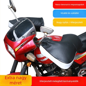 Motorkerékpár kormányvédő burkolat – PVC, Gathering Leopard, motorkerékpárhoz, testreszabás elérhető