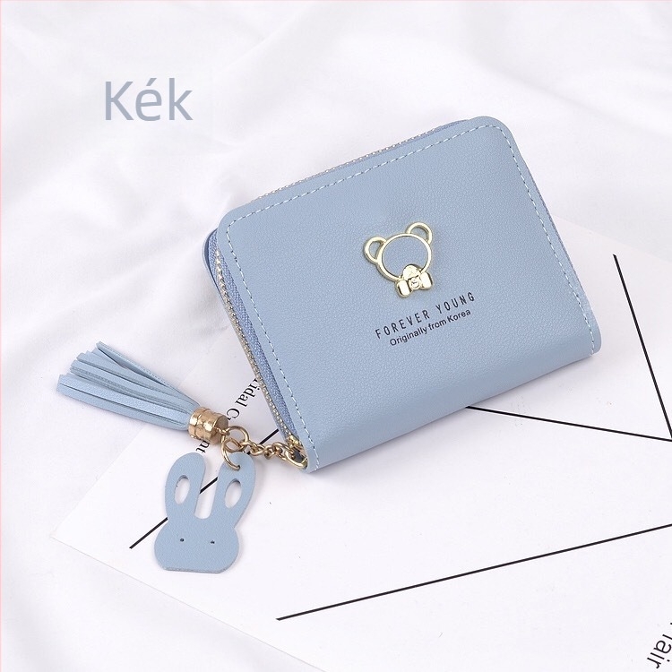 Női mini pénztárca és kártyatartó, Y803 modell, PU bőr, városi stílus, ultrakönnyű, lopás elleni védelem