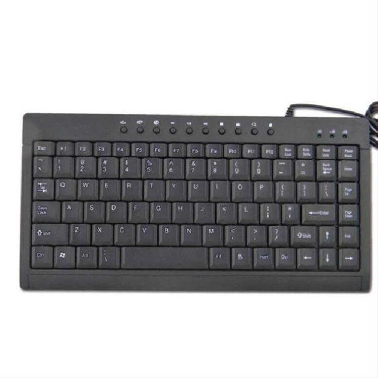 L-100 laptop billentyűzet, 88 gomb, vezetékes, fém ház