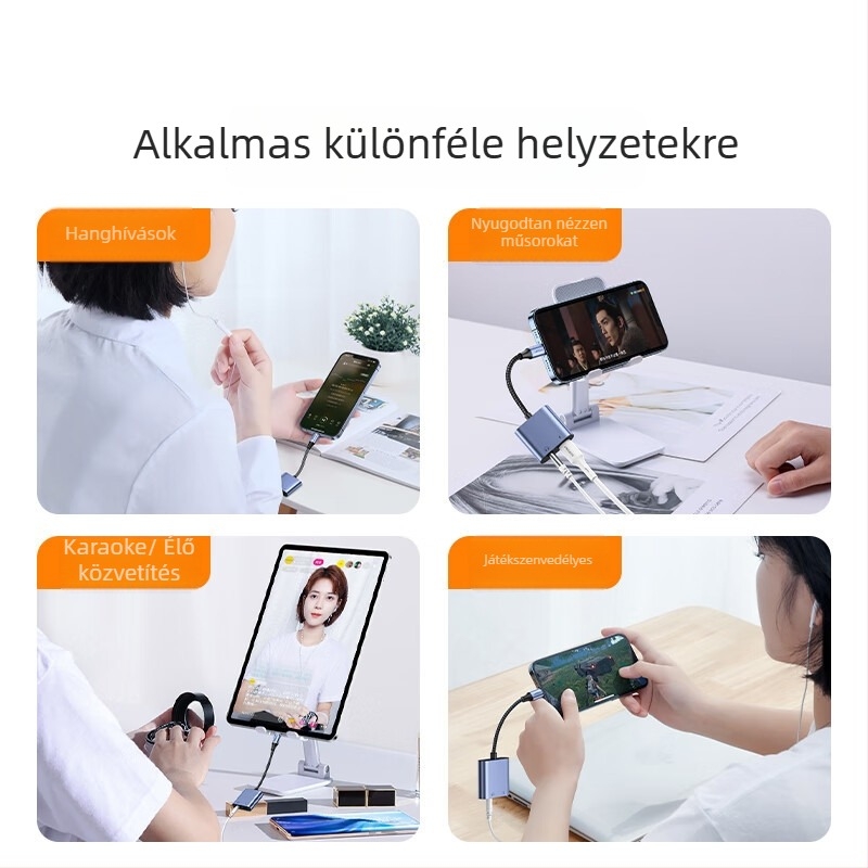 Sorry AA iPhone fülhallgató adapter, 1–2 audió osztó