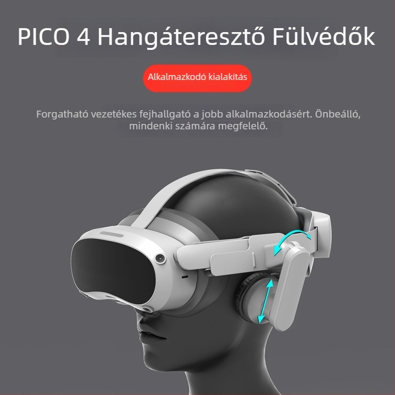 Pico 4 Ultra hangátvitel fülvédő VR fejhallgatóhoz – interferencia elleni csatorna