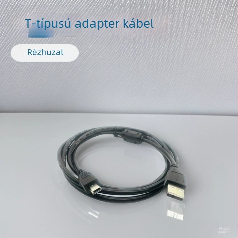 Mini USB adatkábel, 5-pín USB, T-típusú port adapter kábel felvételi berendezéshez