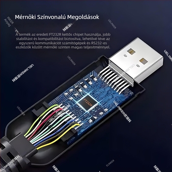 UK7039 soros USB-RJ45 8P8C kábel RS485 kommunikációhoz és BMS lítiumakkumulátor monitorozásához, réz, 0,5–5 m