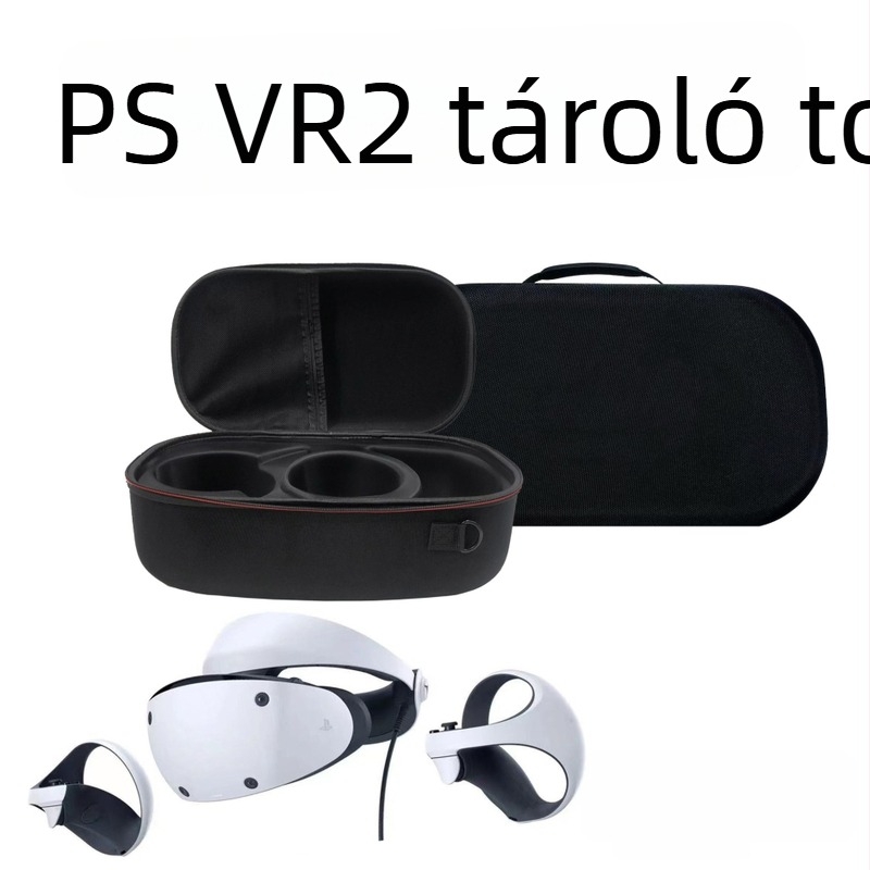 PSVR2 EVA kemény tok VR fejhallgatóhoz – hordozható, 43×17×24 cm, 0,95 kg, PSVR2-hoz